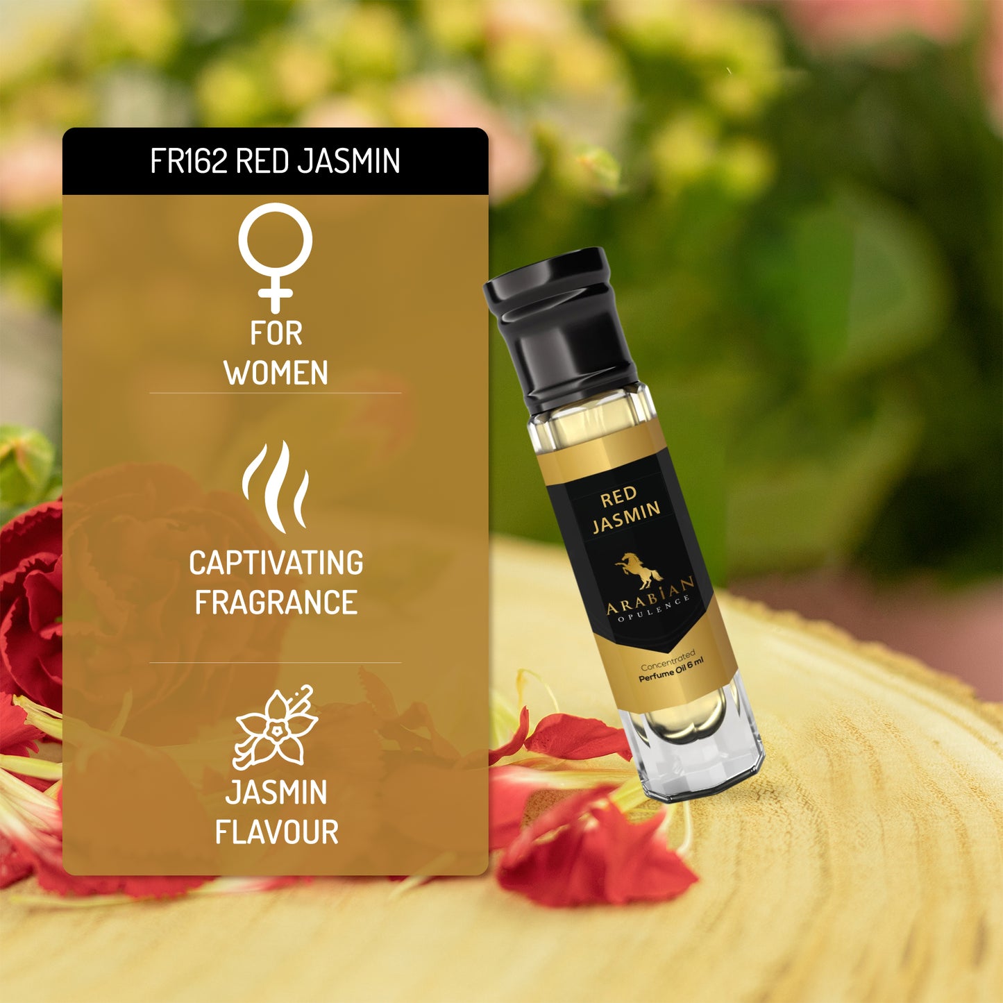 FR162 RED JASMIN FOR HER - Perfume Body Oil - Alcohol Free