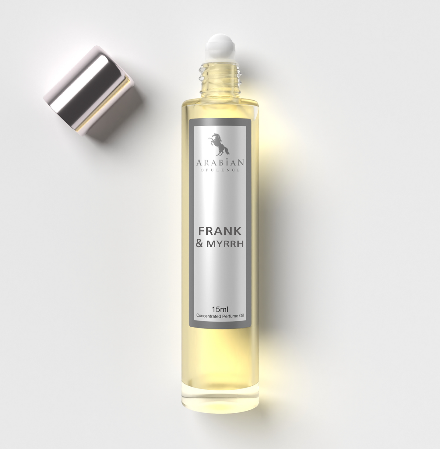 FR112 FRANK & MYRRH - A Unisex Oriental Spicy Roll-On Body Perfume Oil | Long-Lasting Alcohol-Free Fragrance